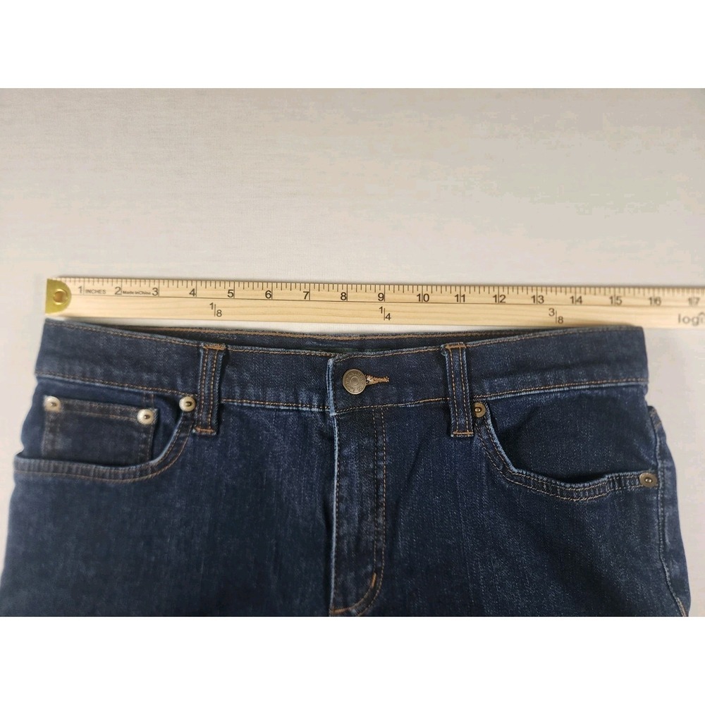 Lauren Ralph Lauren‎ Y2k Straight Mini Flare Classic Denim Womens 8 Mid Rise - Picture 6 of 12